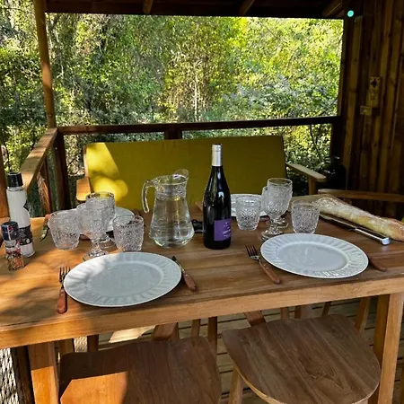 Chalet En Bois Pour 5 Personnes Avec Espace Exterieur Privatif Et Climatisation *